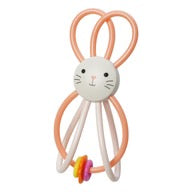 Manhattan Toy, Loopsies: Bunny Baby Rattle Teether and Grasping Toy - Pink