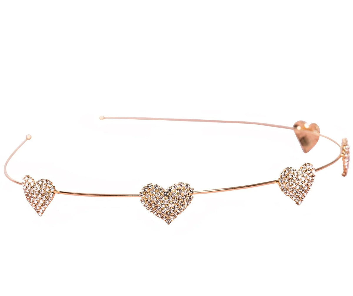 Great Pretenders, Rhinestone Heart Headband 91217