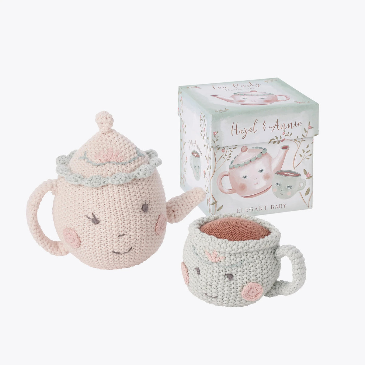 Elegant Baby, Tea Party Rattle Set 25467