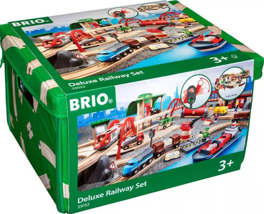 Brio, Deluxe Wooden Railway Set  33052