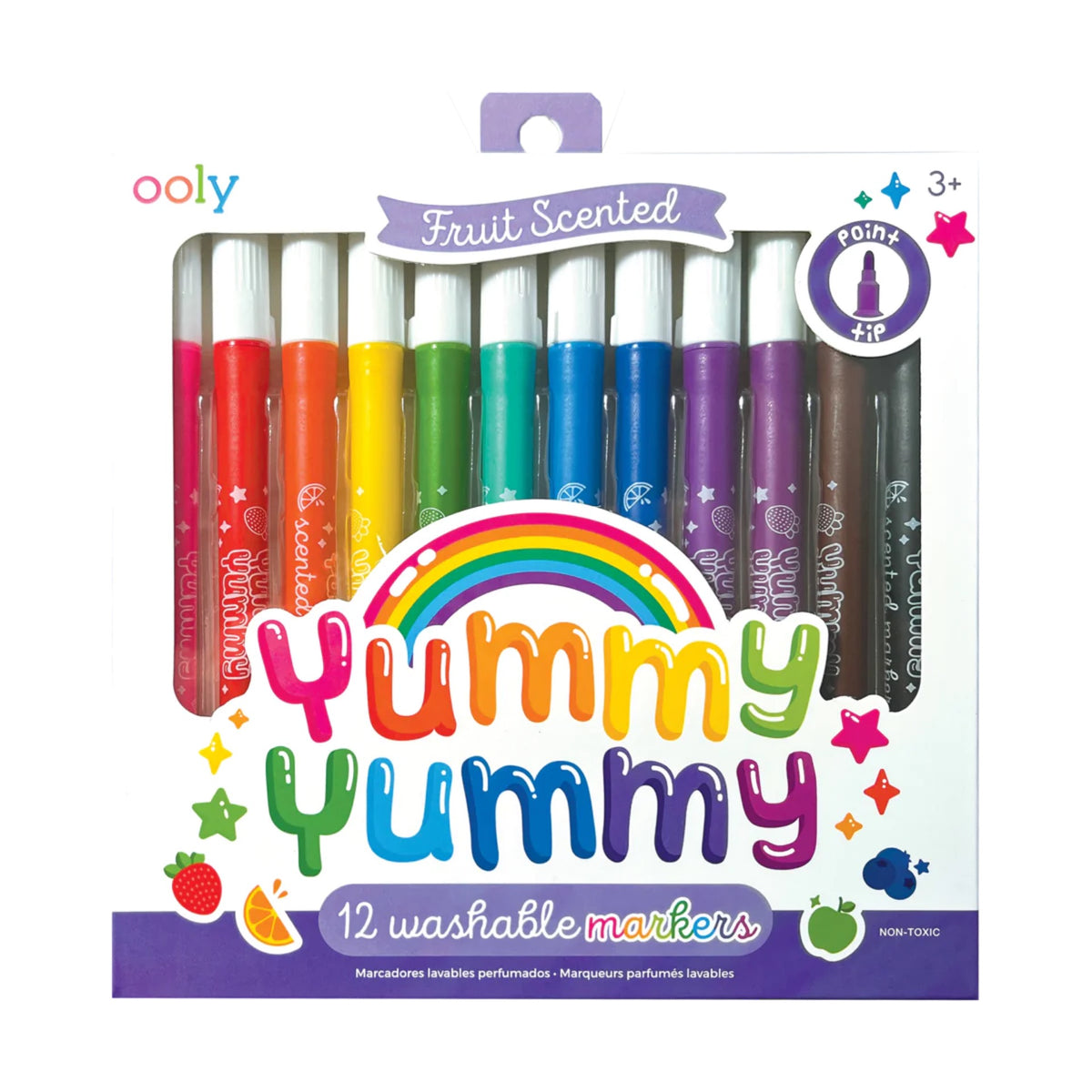 Ooly, Yummy Yummy: Fruited Scented Markers Set of 12 130-105