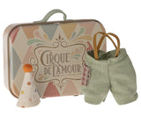 Maileg, Mouse Clothes: Clown Clothes in Suitcase - Little Brother 17-4103-00