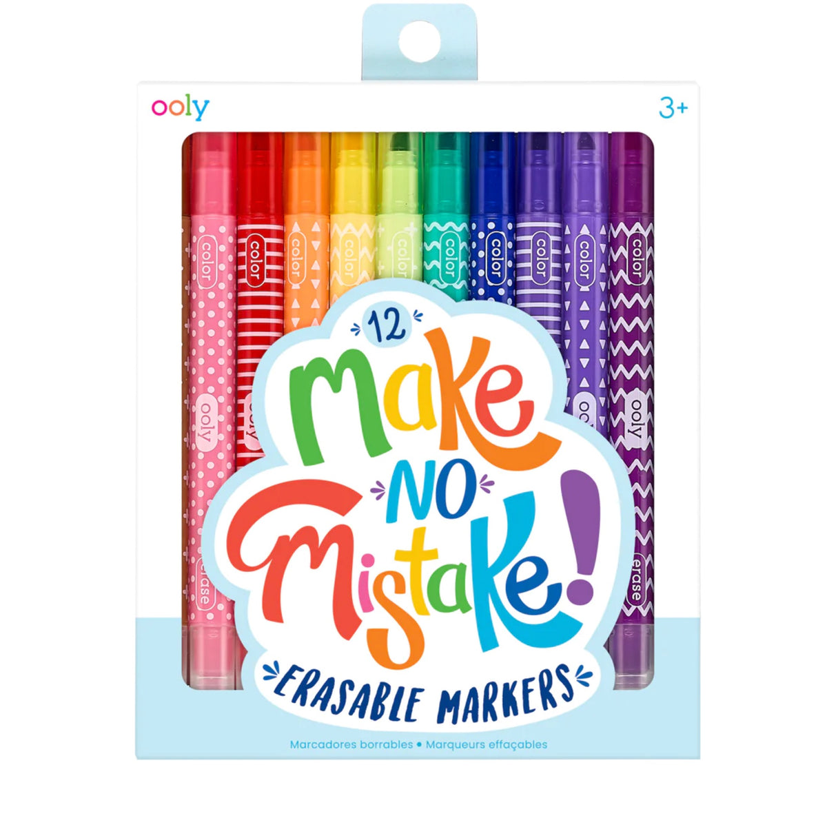 Ooly, Make No Mistake: Erasable Markers Set of 12 130-046