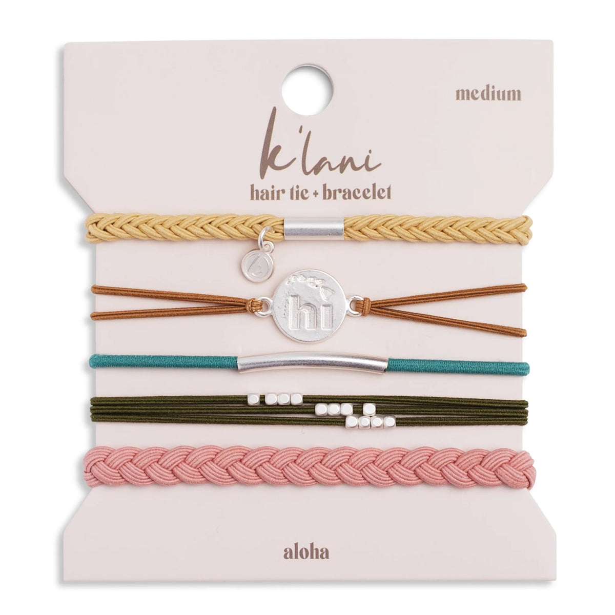 K’lani, Hair Tie Bracelets: Aloha (S) 306524