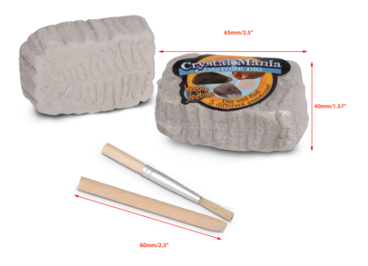 Heebie Jeebies, Gemstone Dig Geology Kit HJ-2565
