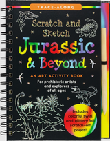 Peter Pauper Press, Scratch & Sketch: Jurassic and Beyond (Trace Along)