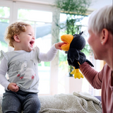 HABA, Theo The Raven Glove Puppet with Cherries 304203