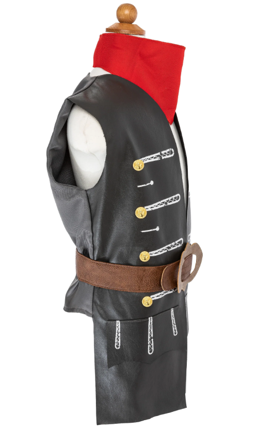 Great Pretenders, Skully Pirate Vest, Belt & Scarf: Size 5-6