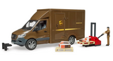 Bruder, MB Sprinter UPS with Driver and Accessories 02678