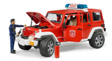 Bruder, Jeep Rubicon Fire Rescue with Fireman  02528