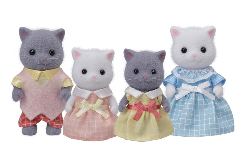 Calico Critters, Persian Cat Family - cc1865