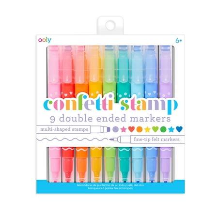 Ooly, Confetti Stamp Double-Ended Markers 130-092