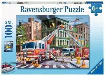 Ravensburger,  Fire Truck Rescue Puzzle 100pc 13329