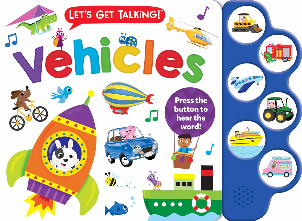 Kidsbooks, 'Let's Get Talking: Vehicles' (6-Button Sound Book)