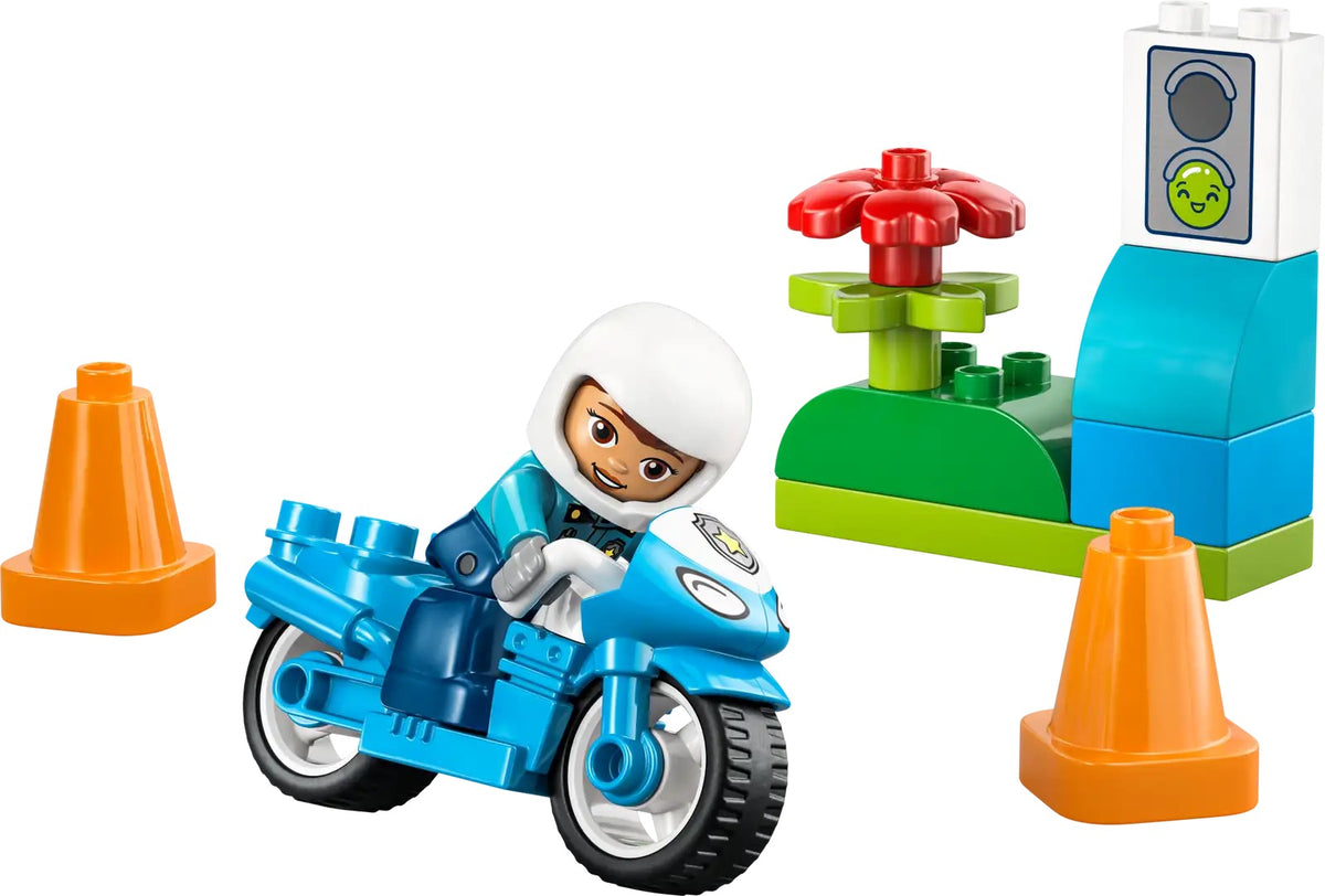 Lego,  Duplo: Blue Police Motorcycle 10471
