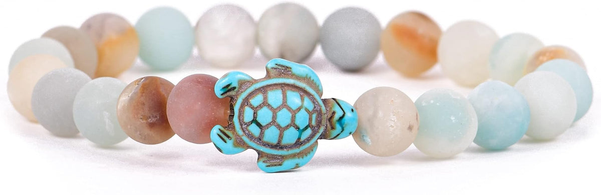 Fahlo, The Journey Tracking Bracelet: Sea Turtle - Sky Stone