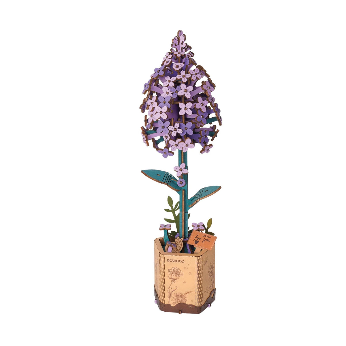 Hands Craft, Wood Puzzle: Lilac Bouquet TW021