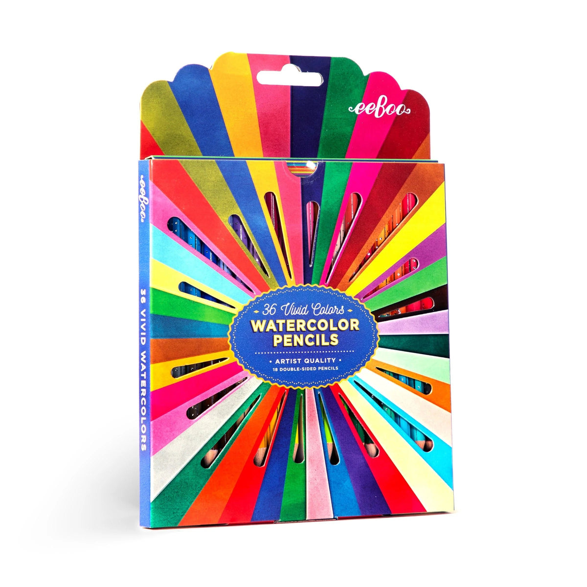 eeBoo: Watercolor Pencils - Rainbow