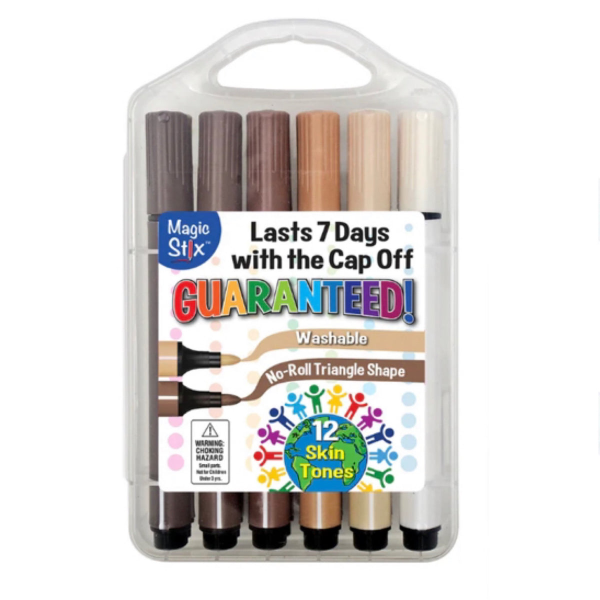The Pencil Grip, Magic Tri Stix: 12 Global Skin Tones TPG-396