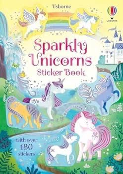 Usborne, Sparkly Sticker Book: Unicorns