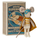 Maileg, Mouse in Matchbox: Super Hero - Little Brother 17-2101-01