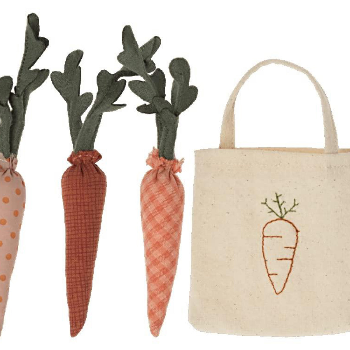 Maileg, Carrots in Shopping Bag 11-2402-00