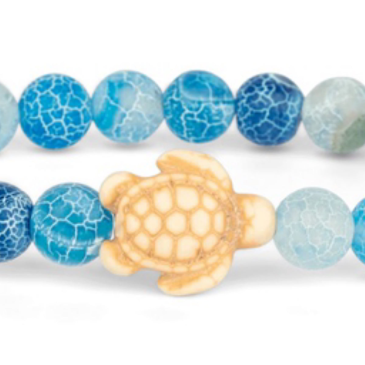 Fahlo, The Journey Tracking Bracelet: Sea Turtle - Aqua Blue