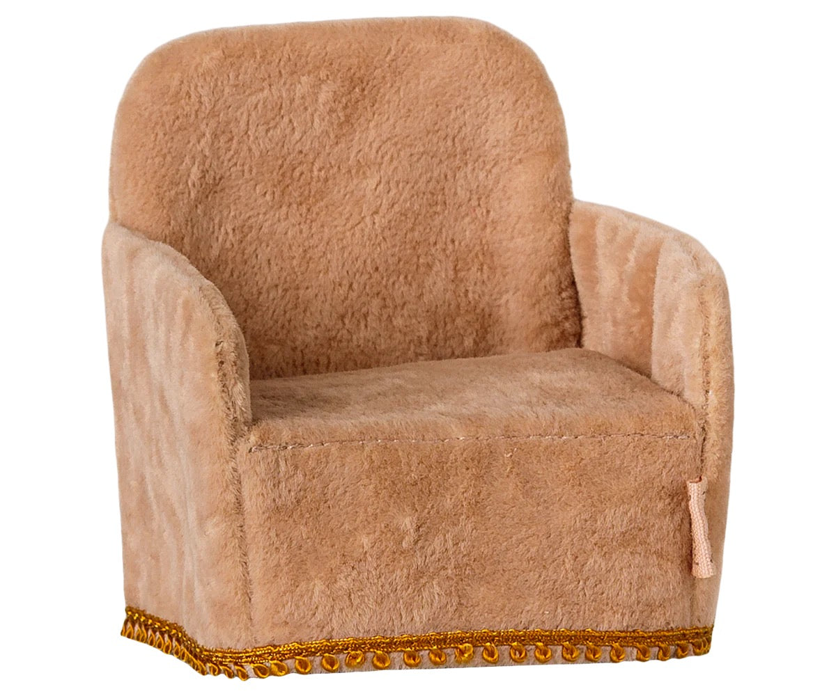 Maileg, Mouse: Folding Chair - Powder 11-5401-02