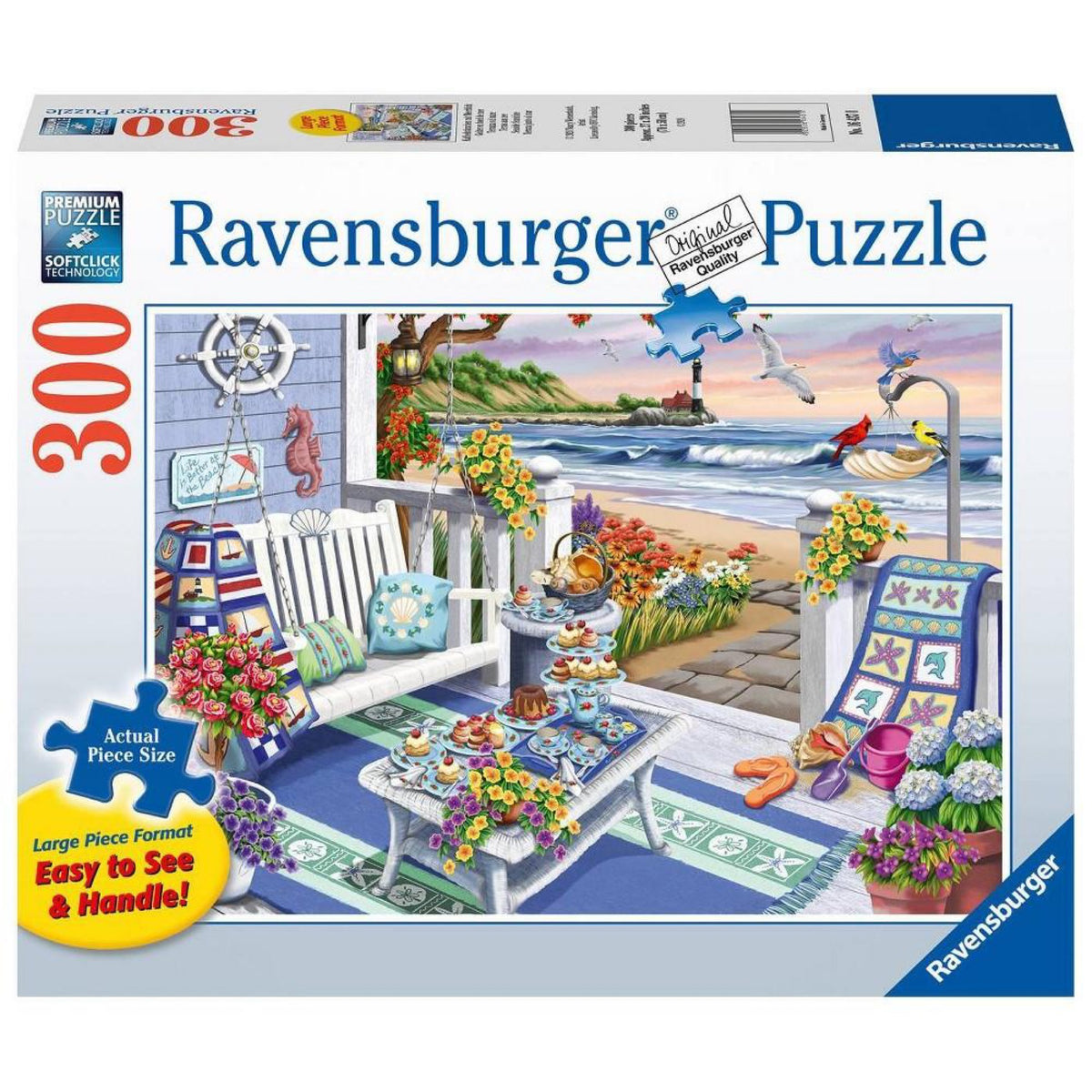Ravensburger, Seaside Sunshine Puzzle Large Format 300pc 16437