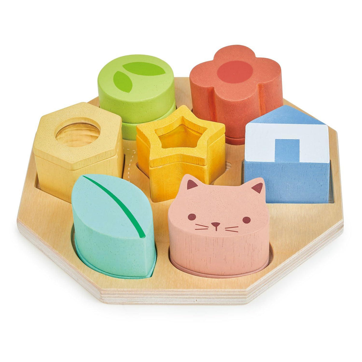Mentari Toys, Sensory Shape Sorter Activity Tray MT7118