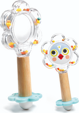 Djeco, Baby White: Flower Rattle DJ06118