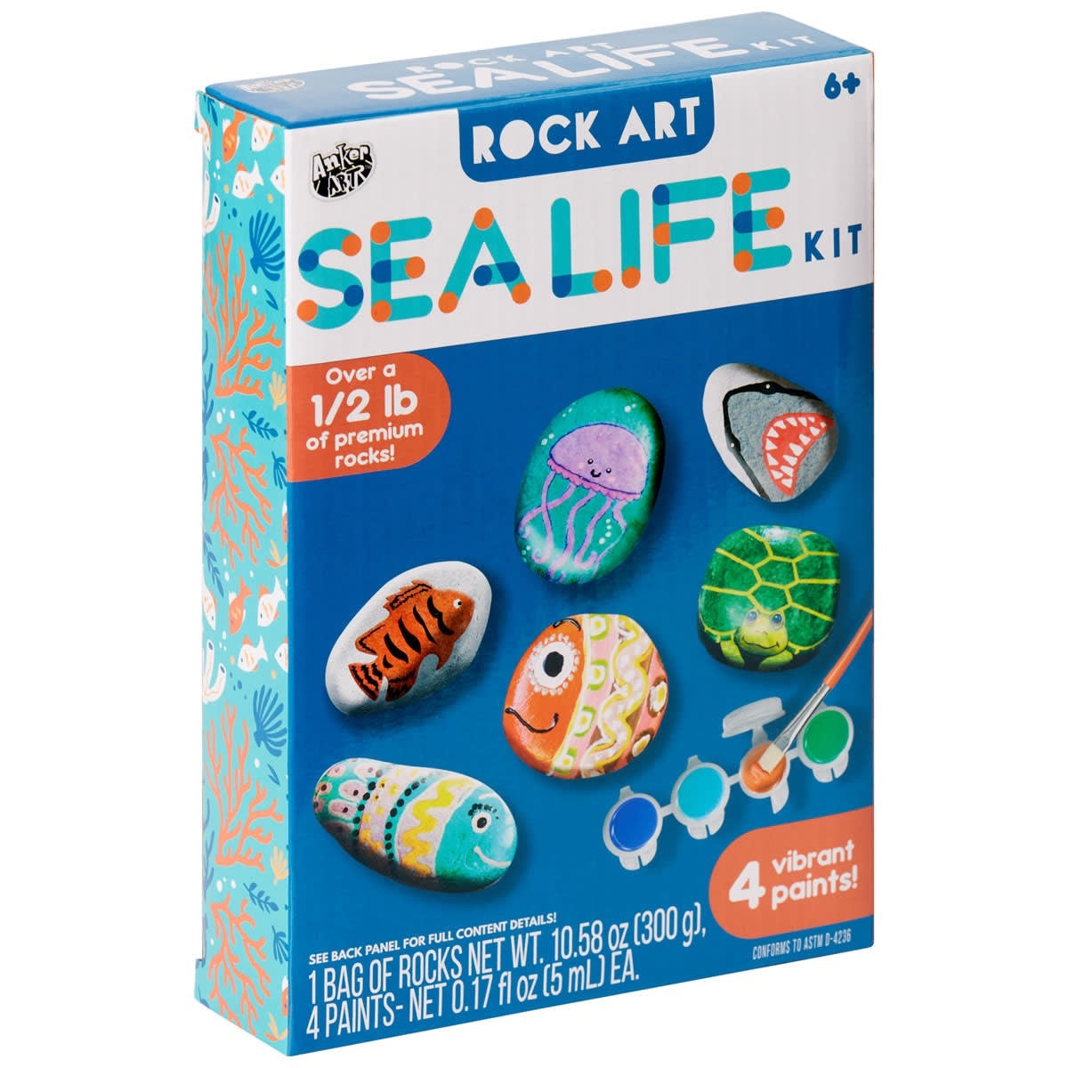Advantus, Sea Life Rock Art Kit 450572