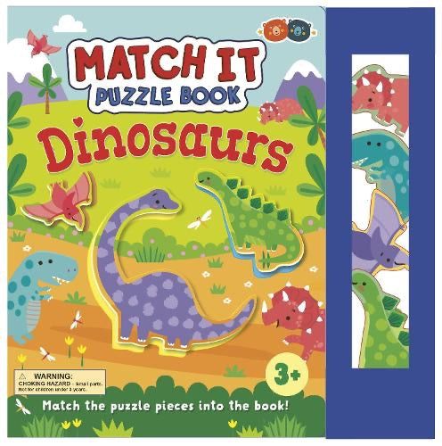 Buddy & Barney, Match it Puzzle Book: Dinosaur BB244