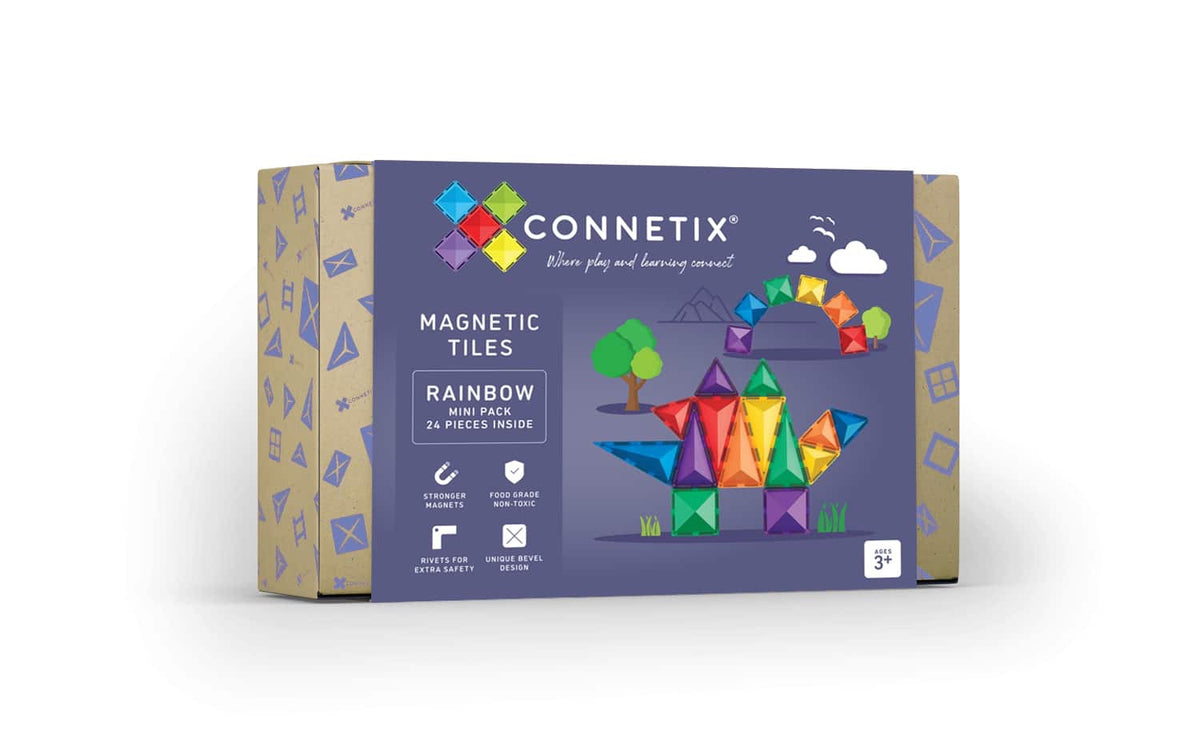 Connetix, Mini Pack: Rainbow Tiles 24pc CON-US-24