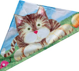 56 in. Delta Kite - Fluffy Cat