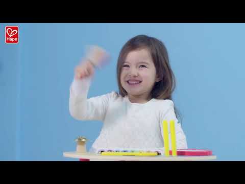 Hape, Beaded Raindrop Shake & Rattle Rainmaker E0327