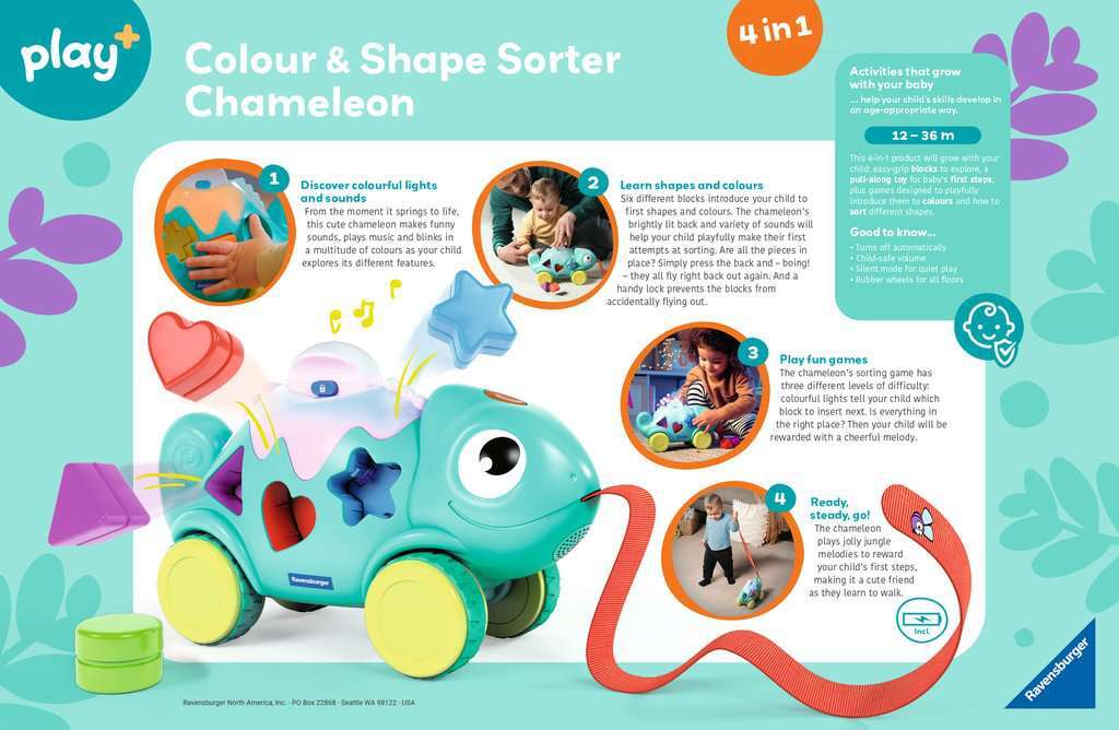 Color & Shape Sorter: Chameleon*
