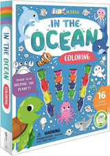 In The Ocean Coloring Set: with 16 Stackable Crayons