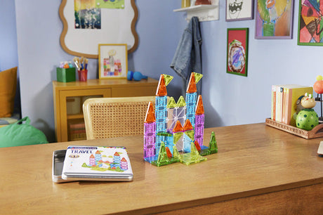 Magna-Tiles microMags Travel Deluxe 55 Piece Set