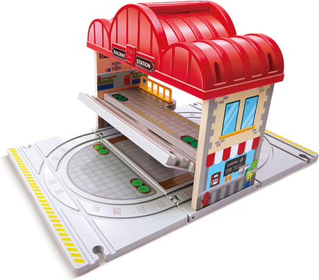 Portable Train Station Set