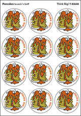 Think Big! - Pancakes scent Retro Scratch 'n Sniff Stinky Stickers (24 Ct)