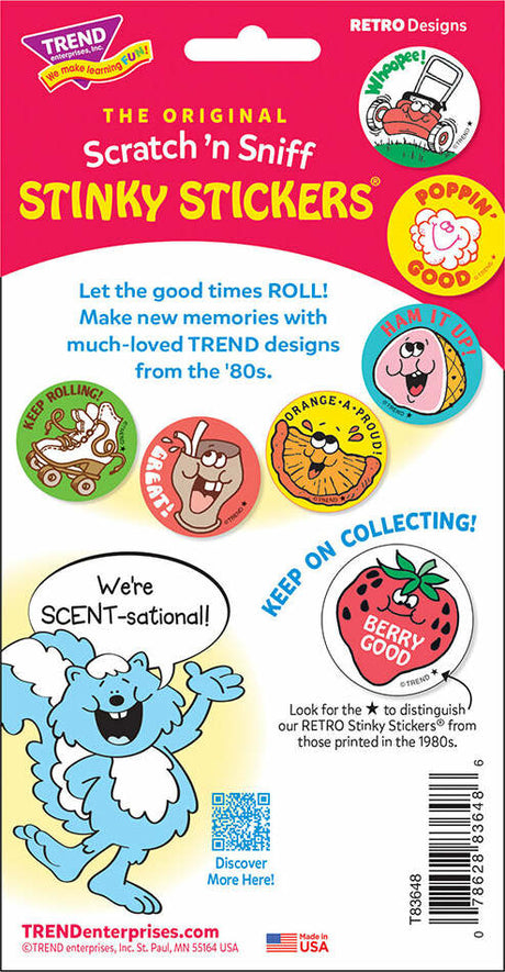 Think Big! - Pancakes scent Retro Scratch 'n Sniff Stinky Stickers (24 Ct)