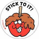 Stick To It! - Caramel Apple scent Retro Scratch 'n Sniff Stinky Stickers® (24 Ct)
