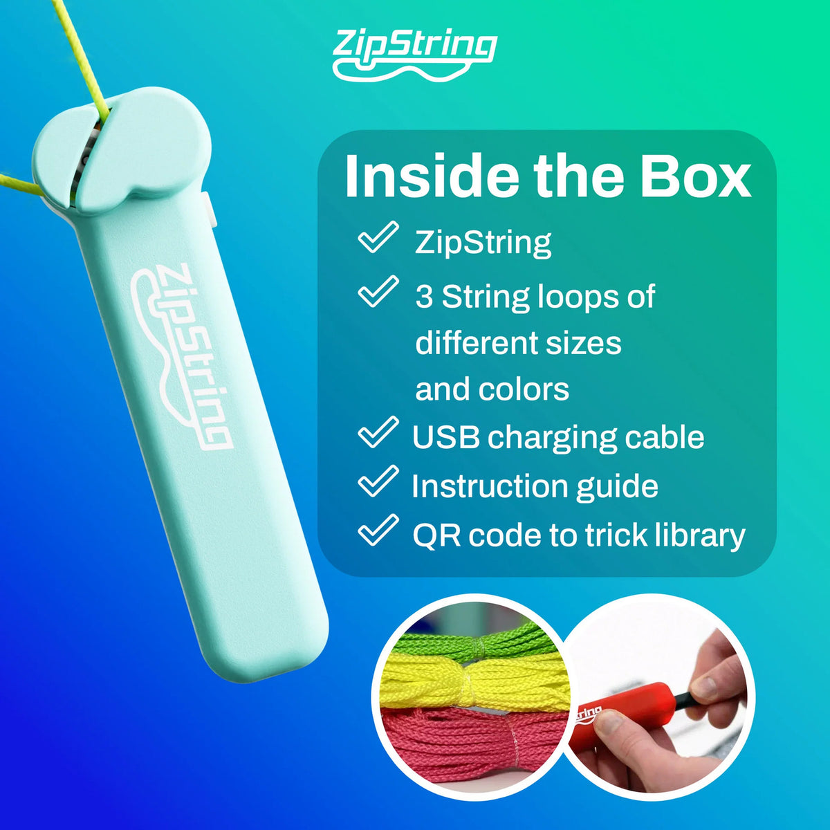 ZipString - The Original (Rock'it Red)